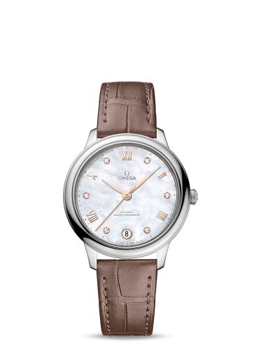 Omega De Ville Master Chronometer 34 Stainless Steel / MOP - Diamond